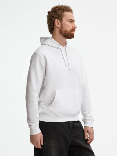 Толстовка унисекс Spencer, белая фото 9