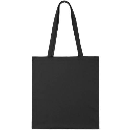 Холщовая сумка Optima 135, черная фото 4