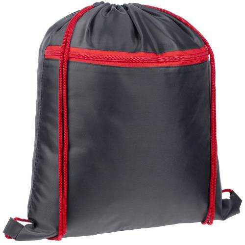 Детский рюкзак Novice, серый с красным фото 2