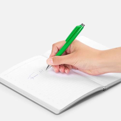 Ручка шариковая Klippa, зеленая фото 5