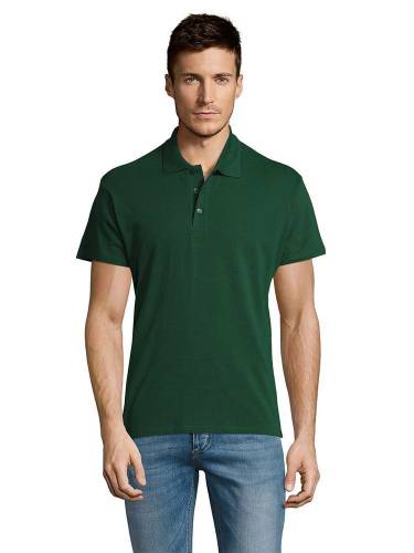Рубашка поло мужская Summer 170, темно-зеленая фото 5