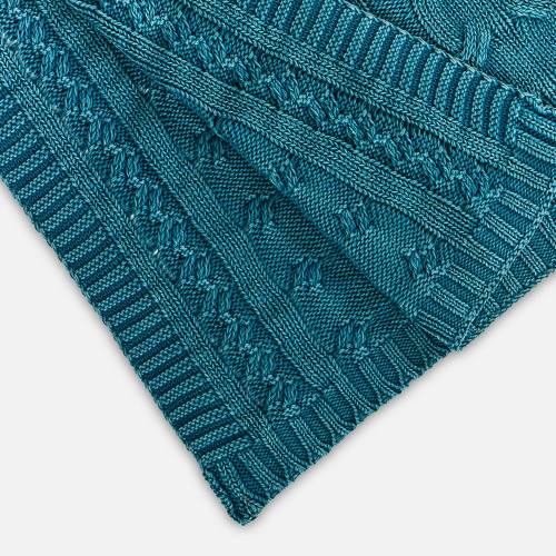 Плед Hygge, темно-зеленый фото 5