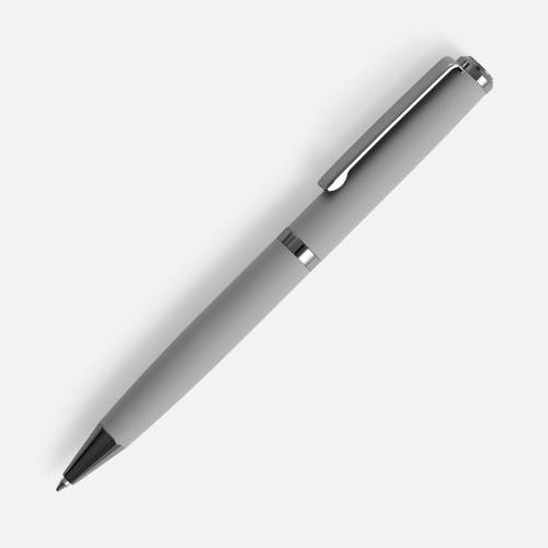 Ручка шариковая Inkish Gunmetal в футляре, серая фото 2