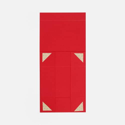 Коробка складная Quadra Fold, красная фото 7 Коробка складная Quadra Fold, красная фото 7