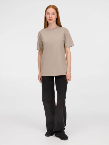 Футболка унисекс Legend, серо-бежевая фото 12