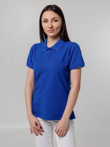 Рубашка поло женская Virma Stretch Lady, ярко-синяя фото 6