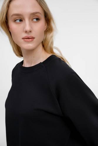 Свитшот унисекс Avenu, черный фото 2 Свитшот унисекс Avenu, черный фото 2