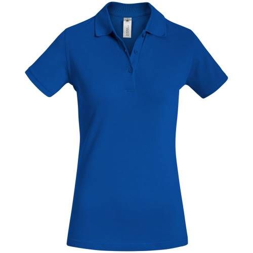 Рубашка поло женская Safran Timeless ярко-синяя фото 2