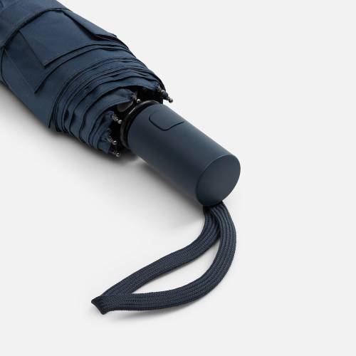 Зонт складной Cloudex, темно-синий фото 7