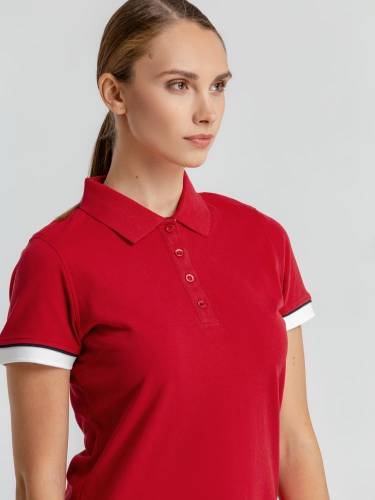Рубашка поло женская Antreville, красная фото 9