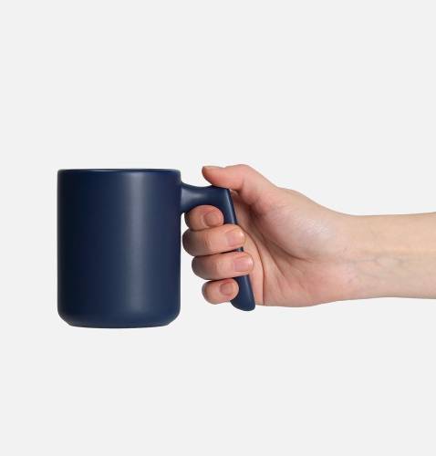 Кружка Visari, темно-синяя фото 4
