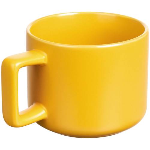 Чашка Jumbo, ver.2, матовая, желтая фото 3