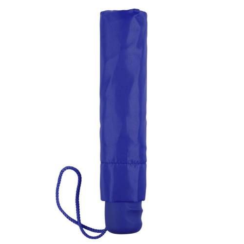 Зонт складной Basic, синий фото 4