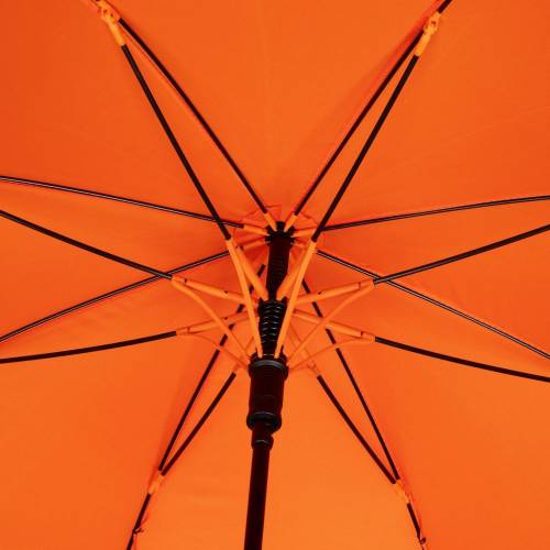 Зонт-трость Undercolor с цветными спицами, оранжевый фото 4