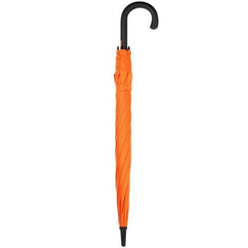 Зонт-трость Undercolor с цветными спицами, оранжевый фото 5