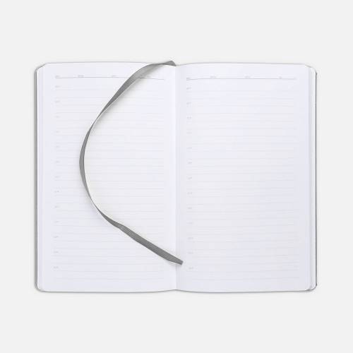 Ежедневник Nova Metal, недатированный, серый фото 7