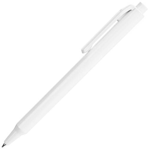 Ручка шариковая Pigra P04 Polished, белая фото 4