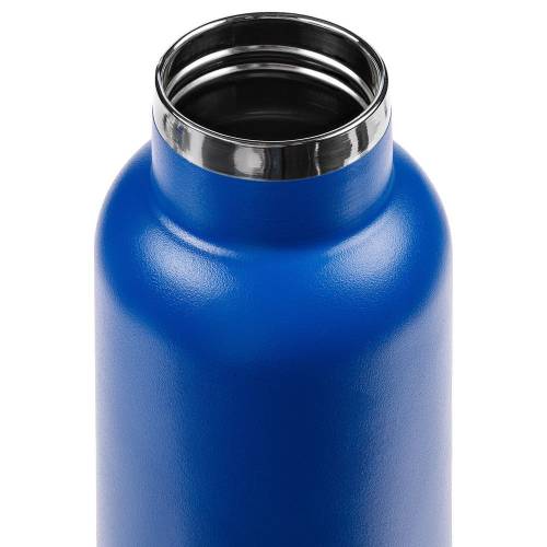 Термобутылка Bidon, синяя фото 5