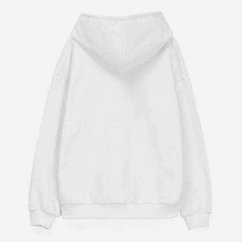 Толстовка унисекс оверсайз Sartoro, белая фото 3