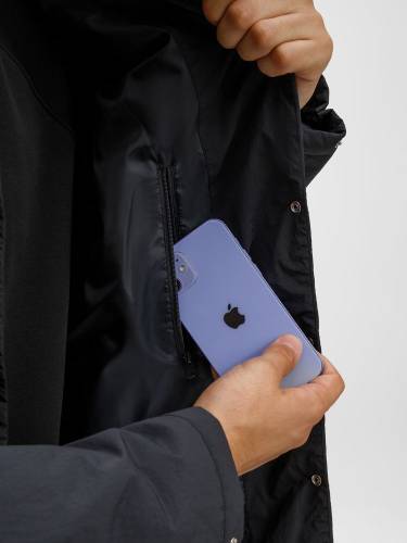 Куртка унисекс Veter, черная фото 10