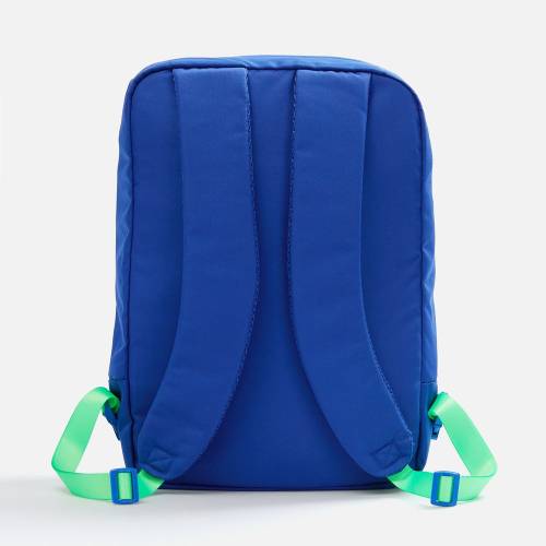 Рюкзак B2, синий с зелеными стропами фото 3