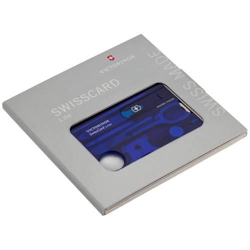 Набор инструментов SwissCard Lite, синий фото 6