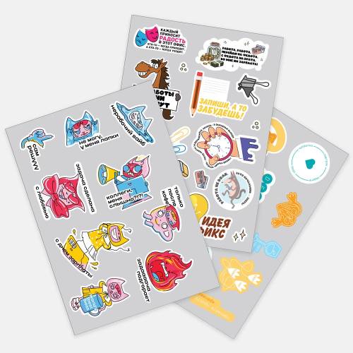 Наклейки из ПВХ Sticker Pack на заказ, S фото 2