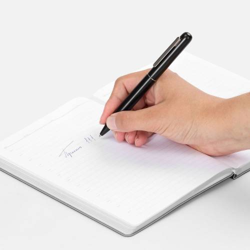 Ручка шариковая Scribo, черная фото 5 Ручка шариковая Scribo, черная фото 5