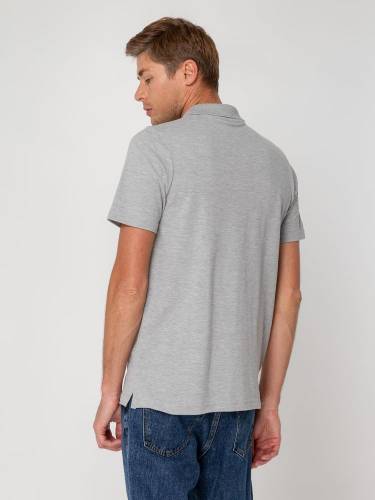 Рубашка поло мужская Virma Light, серый меланж фото 8