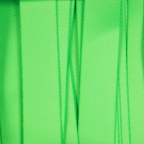 Стропа текстильная Fune 25 S, зеленый неон, 30 см фото 2