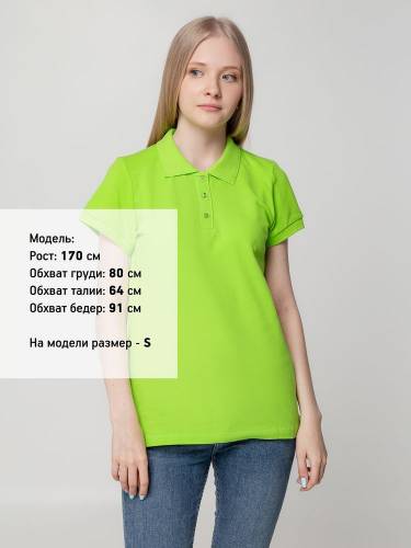 Рубашка поло женская Virma Lady, зеленое яблоко фото 5