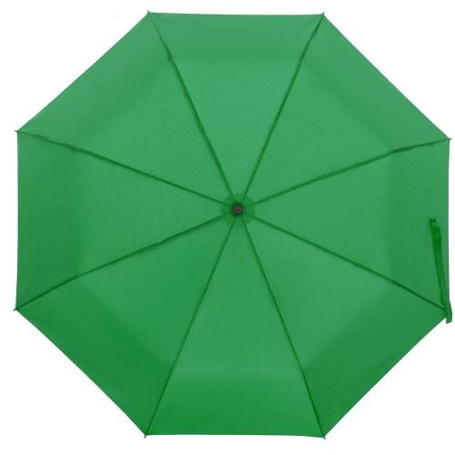 Зонт складной Monsoon, ярко-зеленый фото 2