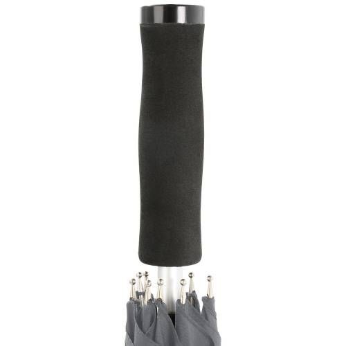 Зонт-трость Alu Golf AC, серый фото 5
