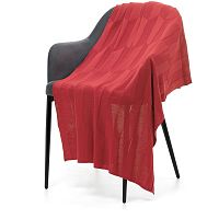 Плед Rombus, темно-розовый (коралл)