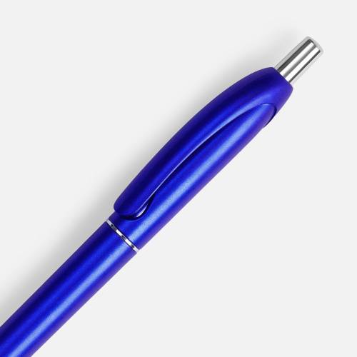 Ручка шариковая Bright Spark, синий металлик фото 4