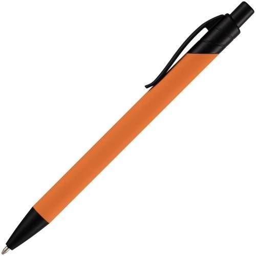 Ручка шариковая Undertone Black Soft Touch, оранжевая фото 3