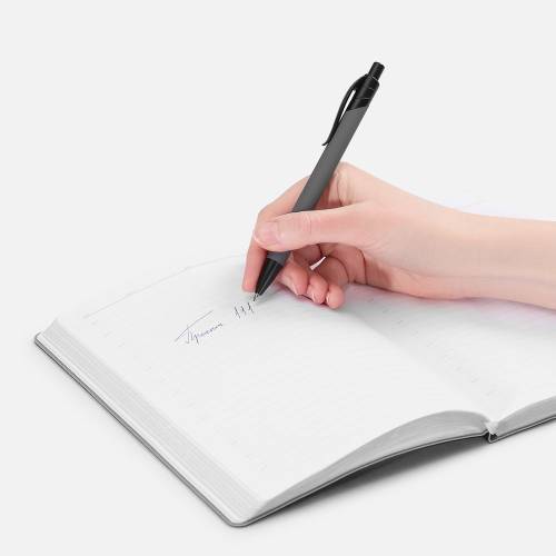 Ручка шариковая Undertone Black Soft Touch, серая фото 5