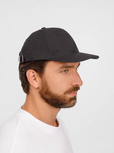 Бейсболка Buffalo, темно-серая (графит) фото 7