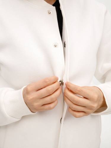 Бомбер унисекс AtmosWear, молочно-белый фото 11