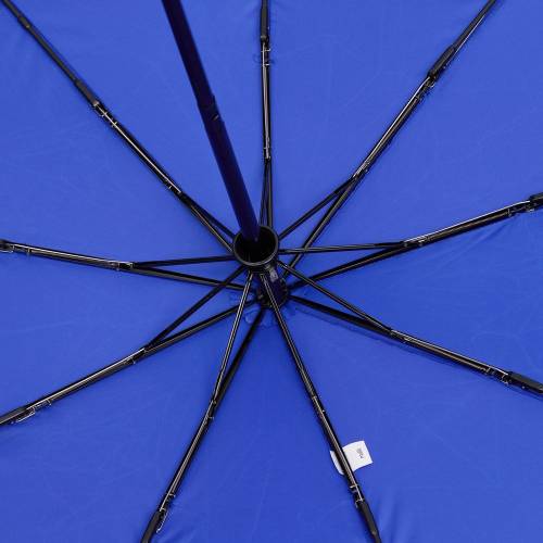 Складной зонт Dome Double с двойным куполом, синий фото 4