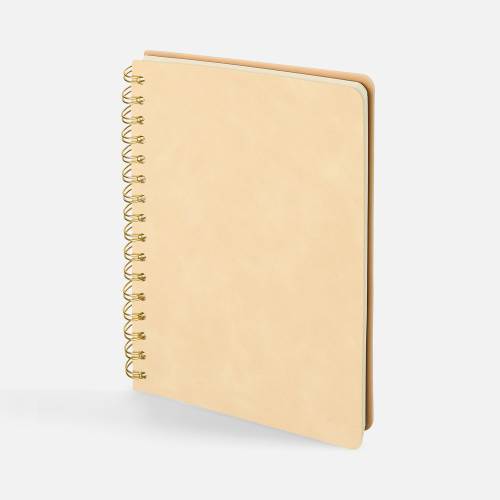Ежедневник Spiral, недатированный, бежевый фото 4 Ежедневник Spiral, недатированный, бежевый фото 4