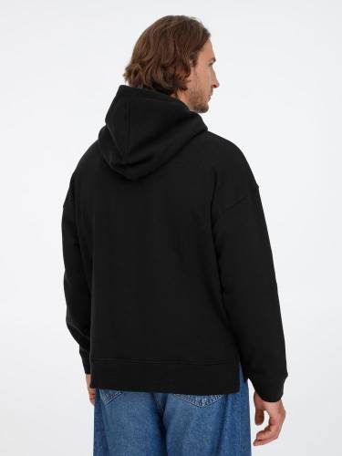 Худи оверсайз унисекс Tolla, черное фото 16