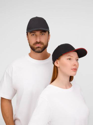 Бейсболка Buffalo, темно-серая (графит) фото 10