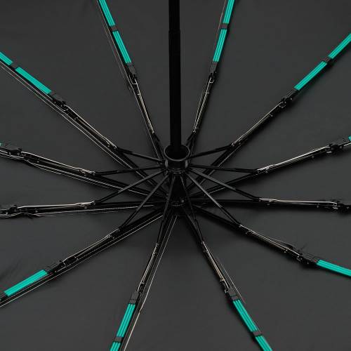 Зонт складной с УФ-защитой Ribstar, бежевый фото 4