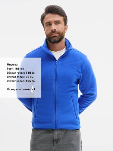 Куртка флисовая унисекс Ben Mac, синяя фото 6