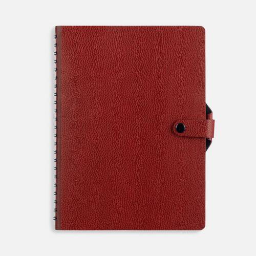 Ежедневник Strep Front на заказ, недатированный, красный