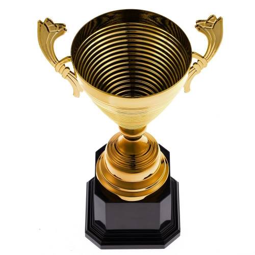 Кубок Floretta Oval, малый, золотистый фото 4
