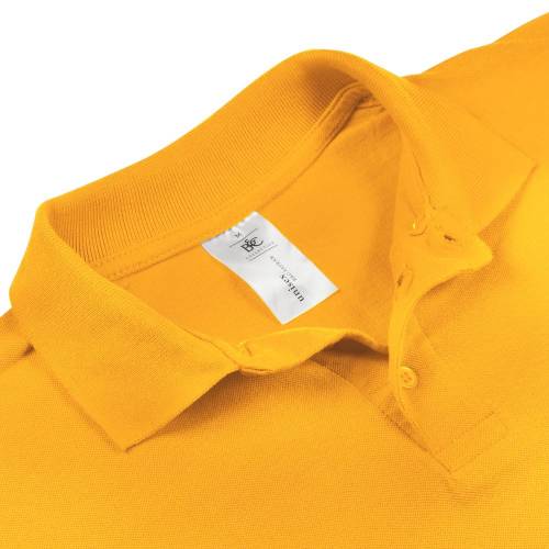 Рубашка поло Safran желтая фото 4