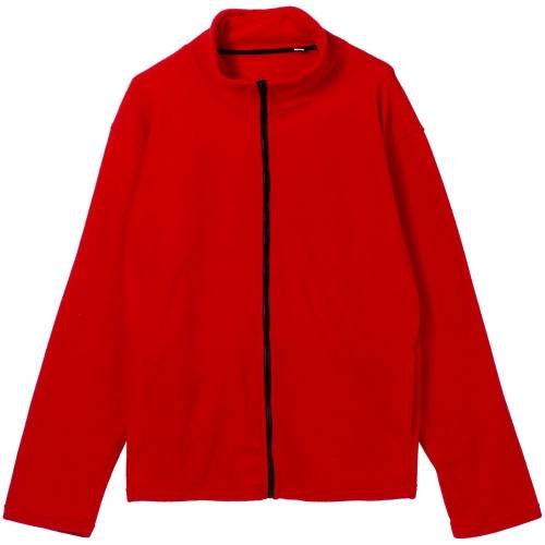 Куртка флисовая унисекс Manakin, красная фото 2