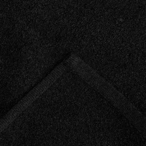 Полотенце махровое «Юнона», малое, черное фото 5